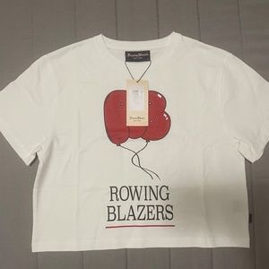 CROPPED ROWING BLAZERS BALLOON TEE